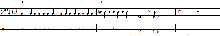 B